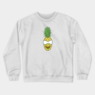 Cute Funny Pineapple Guy ! Crewneck Sweatshirt